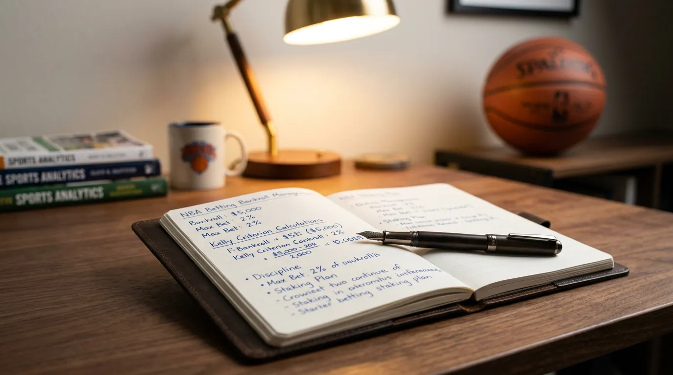 NBA betting bankroll management and staking strategy